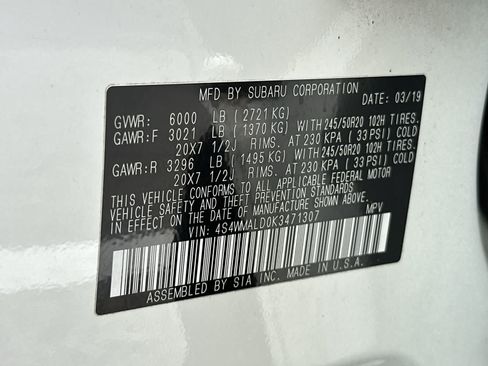 Used 2019 Subaru Ascent Limited AWD/4WD image 25