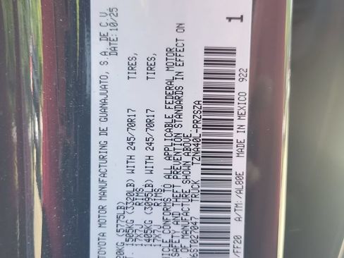 Certified 2025 Toyota Tacoma SR5 RWD image 37