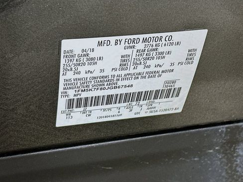 Used 2018 Ford Explorer Limited FWD image 27