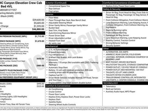 Used 2024 GMC Canyon Elevation w/ Elevation Premium Package image 7