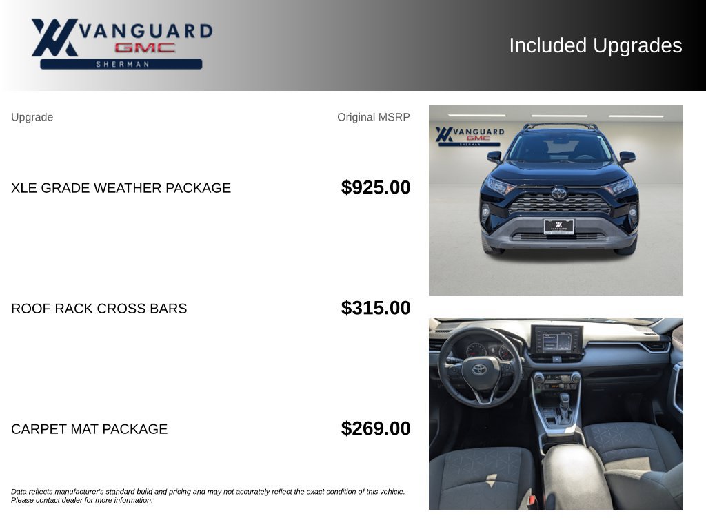 Used 2020 Toyota RAV4 XLE w/ XLE Grade Weather Package AWD/4WD image 9