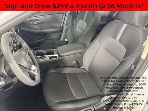 New 2025 Nissan Sentra SV w/ All-Weather Package image 19