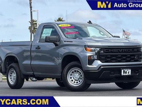 New 2026 Chevrolet Silverado 1500 W/T w/ LPO, Dark Essentials Package RWD image 1