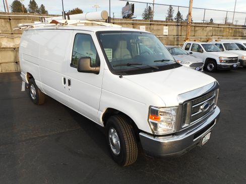 Used 2013 Ford E-350 and Econoline 350 Super Duty w/ Commercial Cargo Van Pkg image 3