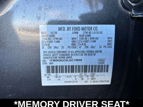 Used 2020 Ford Explorer ST w/ ST Street Pack image 16