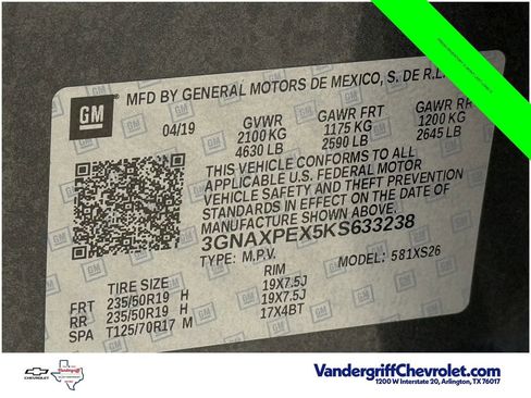 Used 2019 Chevrolet Equinox Premier FWD image 25
