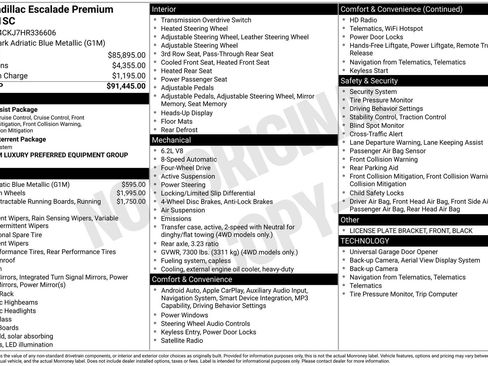 Used 2017 Cadillac Escalade Premium Luxury image 6