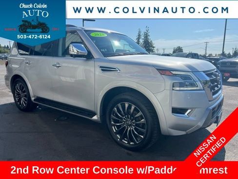 Certified 2023 Nissan Armada Platinum w/ Captain's Chairs Package AWD/4WD image 5