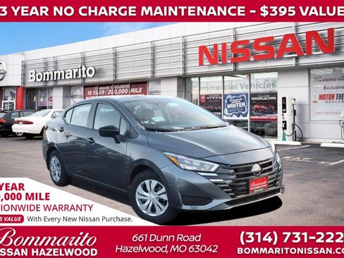 New 2025 Nissan Versa S w/ Trunk Package image 1