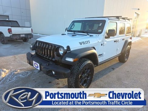 Used 2021 Jeep Wrangler Unlimited Willys image 1