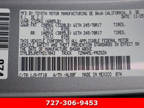 Used 2026 Toyota Tacoma SR5 AWD/4WD image 28