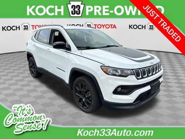 Used 2022 Jeep Compass Latitude w/ Mopar Graphics Package AWD/4WD 360° Tour
