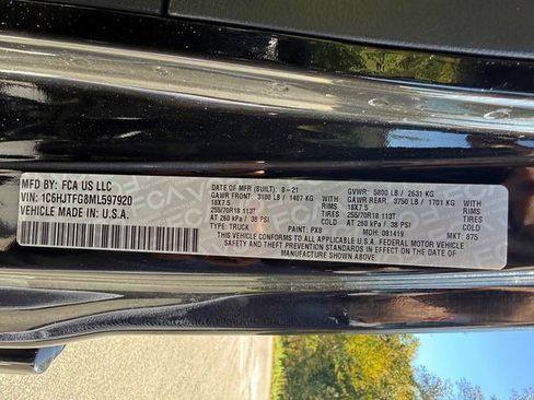 Used 2021 Jeep Gladiator Overland w/ Popular Equipment Package image 31