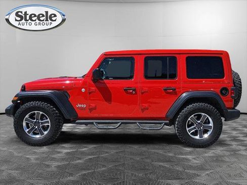 Certified 2021 Jeep Wrangler Unlimited Sport w/ Sun And Sound Package AWD/4WD image 2