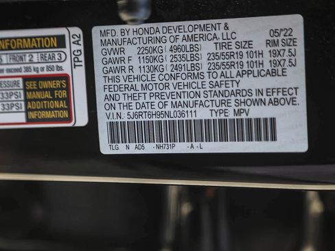 Used 2022 Honda CR-V Touring image 27