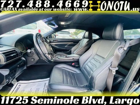 Used 2015 Lexus RC 350 w/ F Sport w/Summer Tires RWD image 13