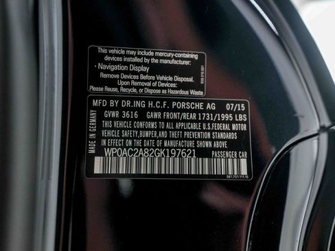 Used 2016 Porsche Cayman GT4 RWD image 81
