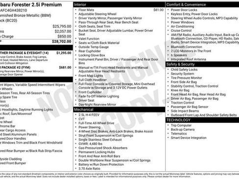 Used 2016 Subaru Forester 2.5i Premium image 25