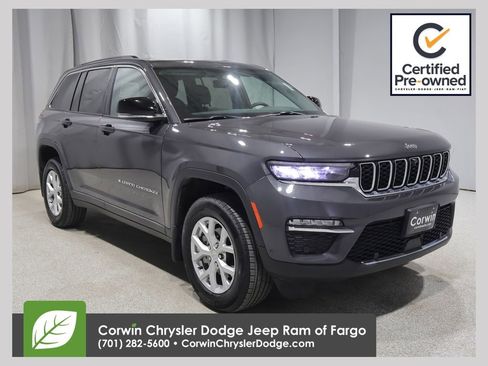 Certified 2023 Jeep Grand Cherokee Limited w/ Luxury Tech Group II AWD/4WD image 1