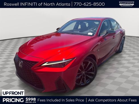 Used 2023 Lexus IS 350 F Sport w/ Memory Package RWD image 1