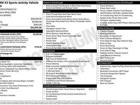 Certified 2023 BMW X3 xDrive30i w/ Premium Package w/ZPA image 21