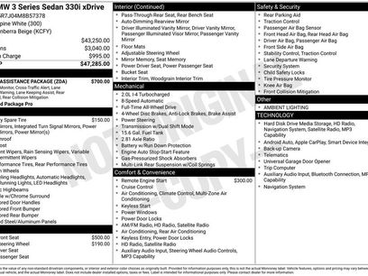 Used 2021 BMW 330i xDrive Sedan w/ Driving Assistance Package