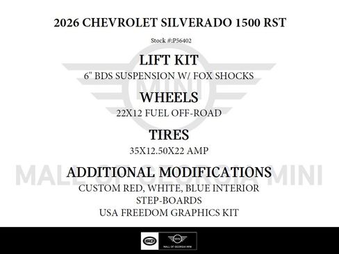 Used 2026 Chevrolet Silverado 1500 RST w/ Dark Appearance Package AWD/4WD image 3