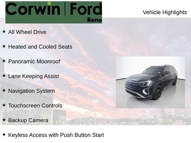 Used 2024 Volkswagen Atlas Peak Edition SEL AWD/4WD image 8