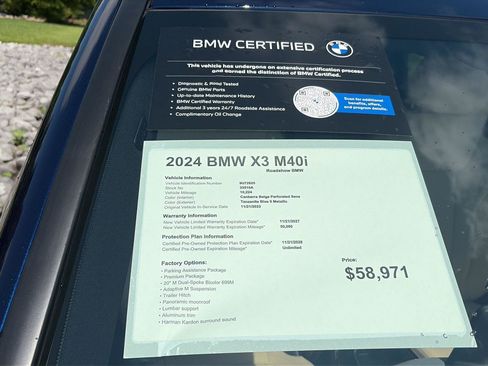 Certified 2024 BMW X3 M40i w/ Premium Package AWD/4WD image 20