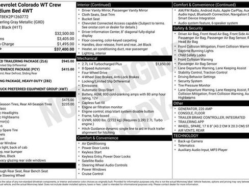 Certified 2023 Chevrolet Colorado W/T w/ Advanced Trailering Package image 5