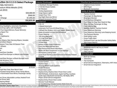 Used 2025 MAZDA CX-5 AWD 2.5 S w/ Select Package image 34