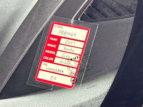 Certified 2017 Honda Civic EX image 26