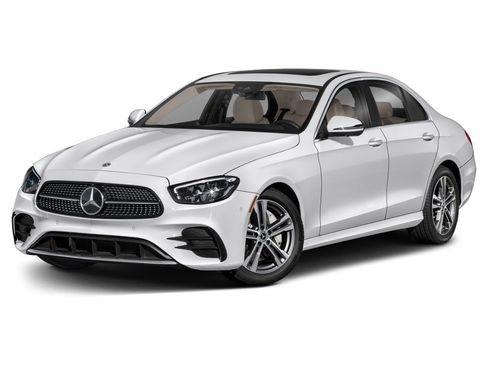 Used 2022 Mercedes-Benz E 350 Sedan w/ AMG Line Exterior image 1