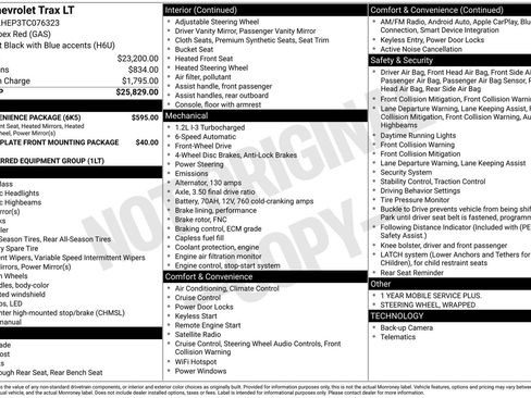 New 2026 Chevrolet Trax LT w/ LT Convenience Package image 4