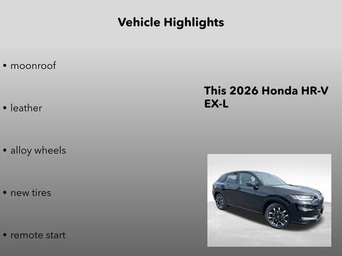 New 2026 Honda HR-V EX-L image 15