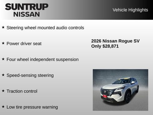 Used 2026 Nissan Rogue SV AWD/4WD image 16