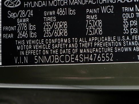 Certified 2025 Hyundai Tucson SEL AWD/4WD image 36