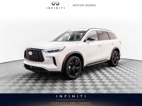 Certified 2025 INFINITI QX60 Luxe w/ Black Edition image 1
