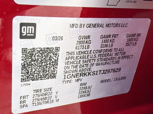New 2026 Chevrolet Traverse High Country FWD image 19