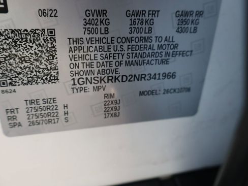 Used 2022 Chevrolet Tahoe RST AWD/4WD image 41