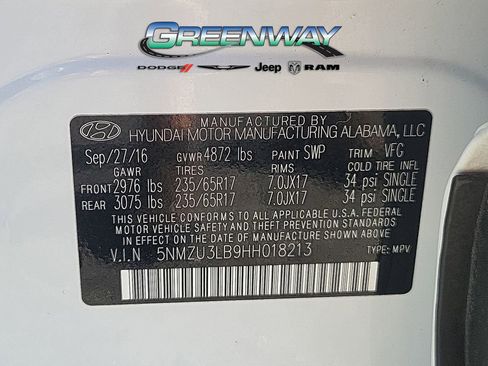 Used 2017 Hyundai Santa Fe Sport image 30