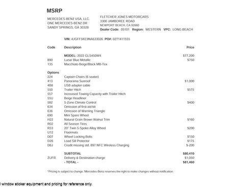 Used 2022 Mercedes-Benz GLS 450 4MATIC image 25