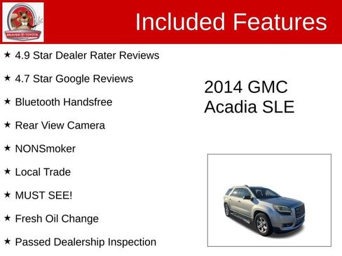 Used 2014 GMC Acadia SLE image 4