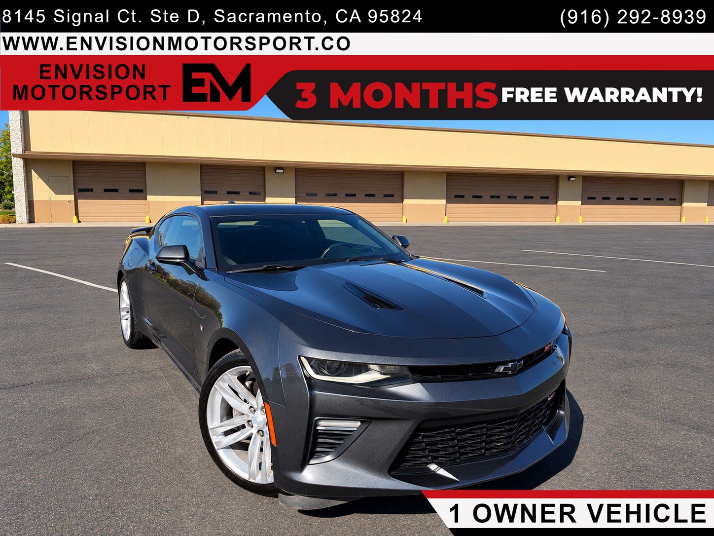 Used 2018 Chevrolet Camaro SS RWD image 1