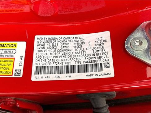 Certified 2024 Honda Civic EX image 33