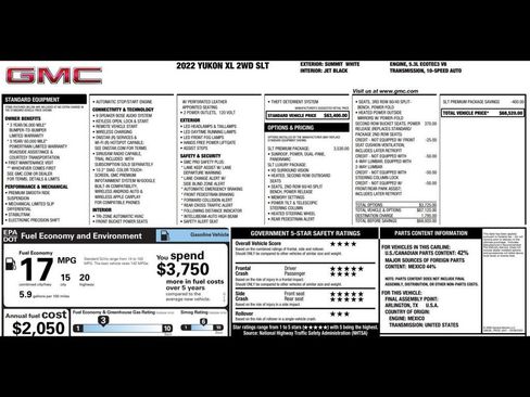 Used 2023 GMC Yukon AT4 w/ AT4 Premium Package AWD/4WD image 3