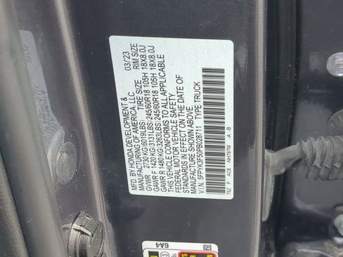 Used 2023 Honda Ridgeline RTL image 38