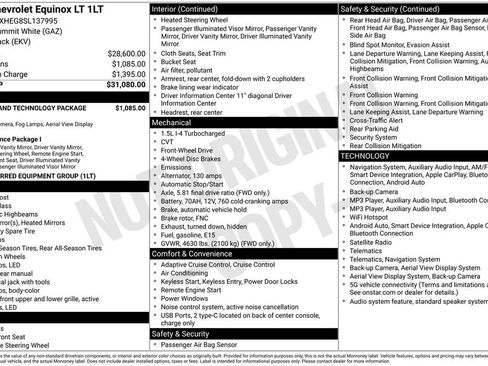 Used 2025 Chevrolet Equinox LT w/ Safety and Technology Package FWD image 35