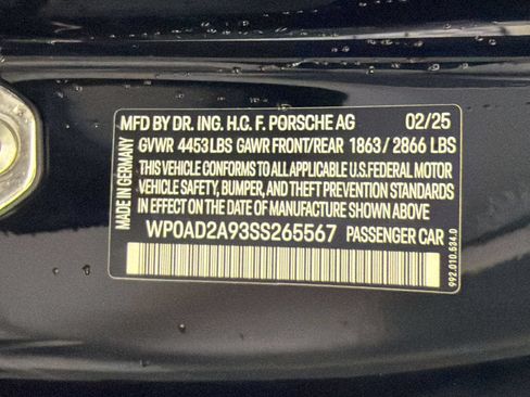Certified 2025 Porsche 911 Turbo S AWD/4WD image 22