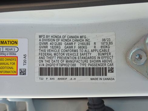 Used 2023 Honda Civic EX image 22